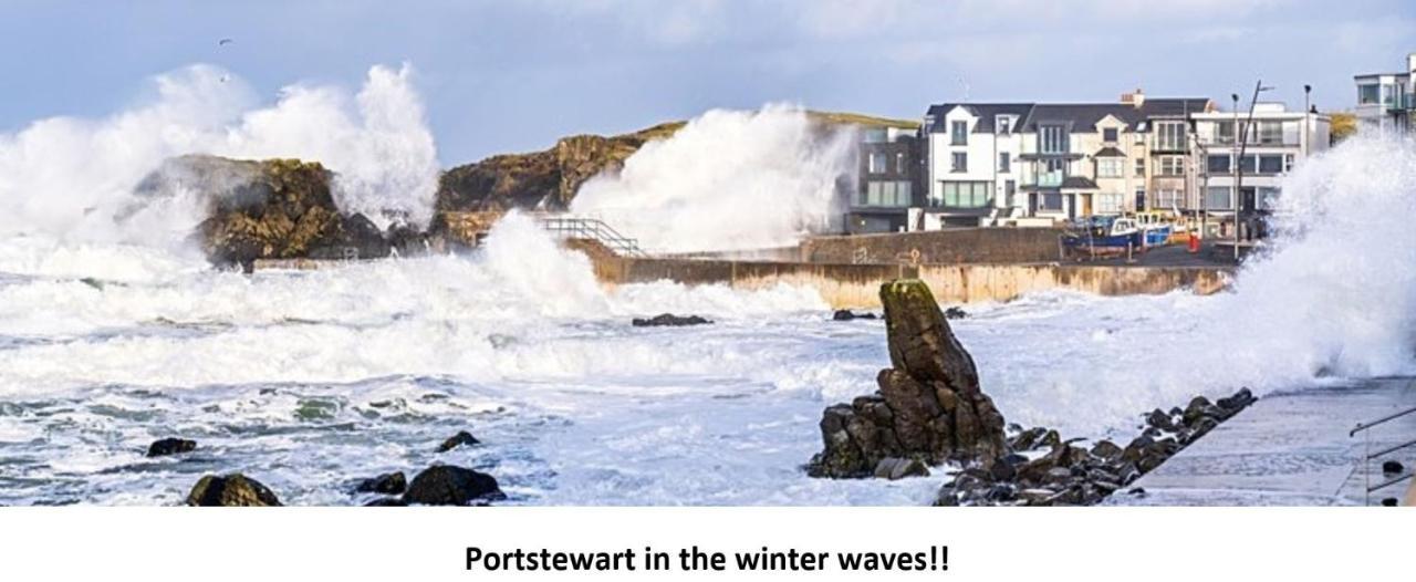 Enfield Street House Behind Portstewart Promenade With Partial Sea View From Front 3 Bed Sleeps 7 Villa Exterior photo